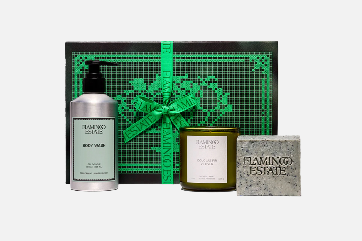 Flamingo Estate Douglas Fir & Peppermint Morning Set