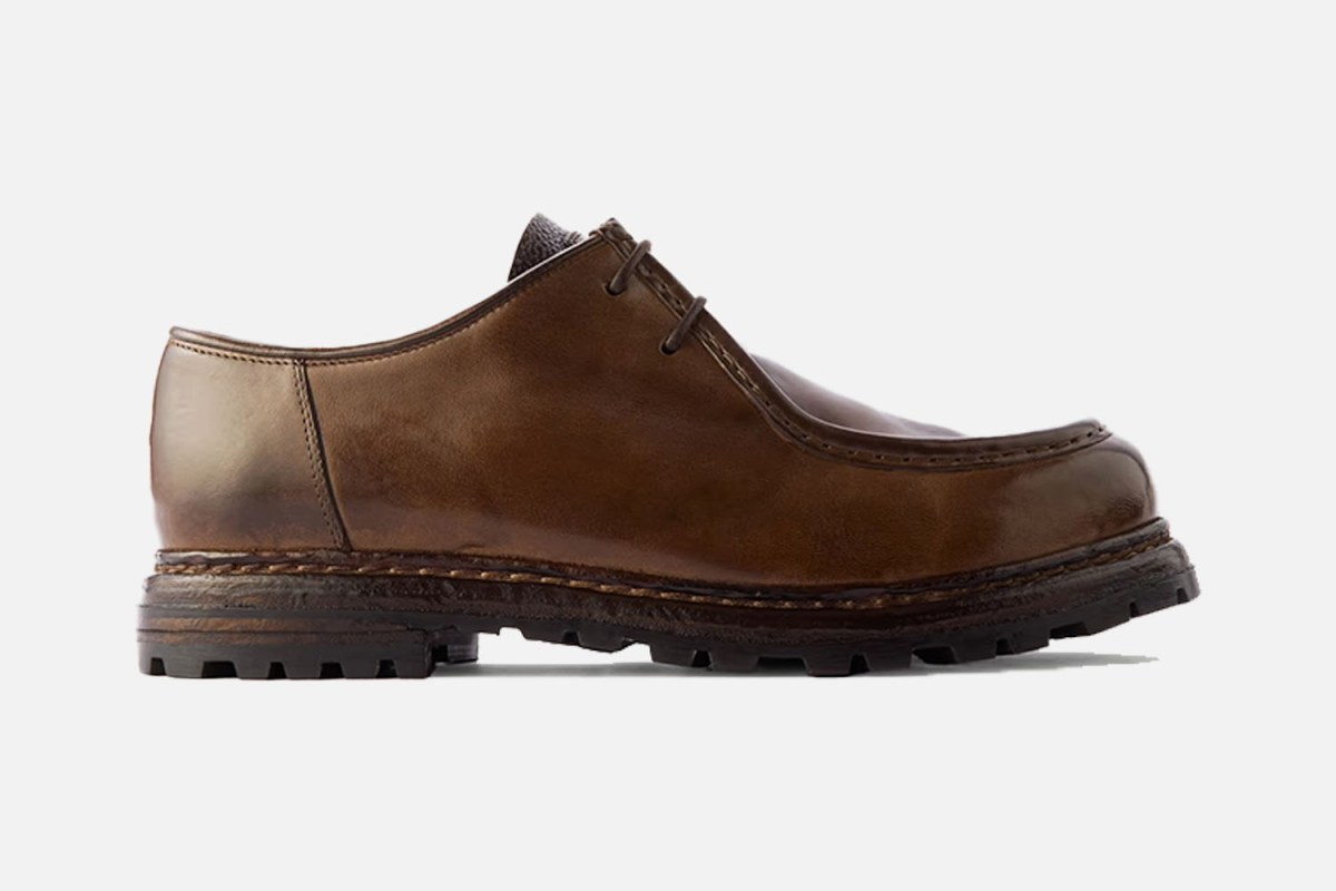 Officine Creative Volcov Leather Derby Shoes
