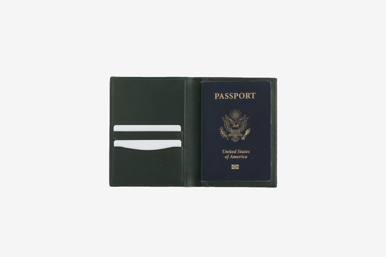 Quince Nappa Leather RFID Blocking Passport Holder