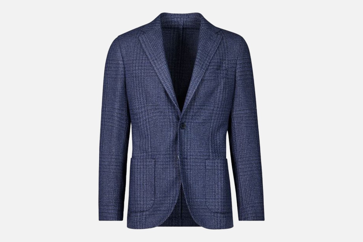 Paul Stuart Plaid Garment Dyed Jacket