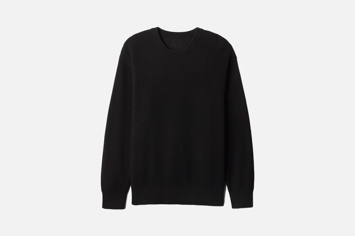 Gap Fisherman-Stitch Crewneck Sweater