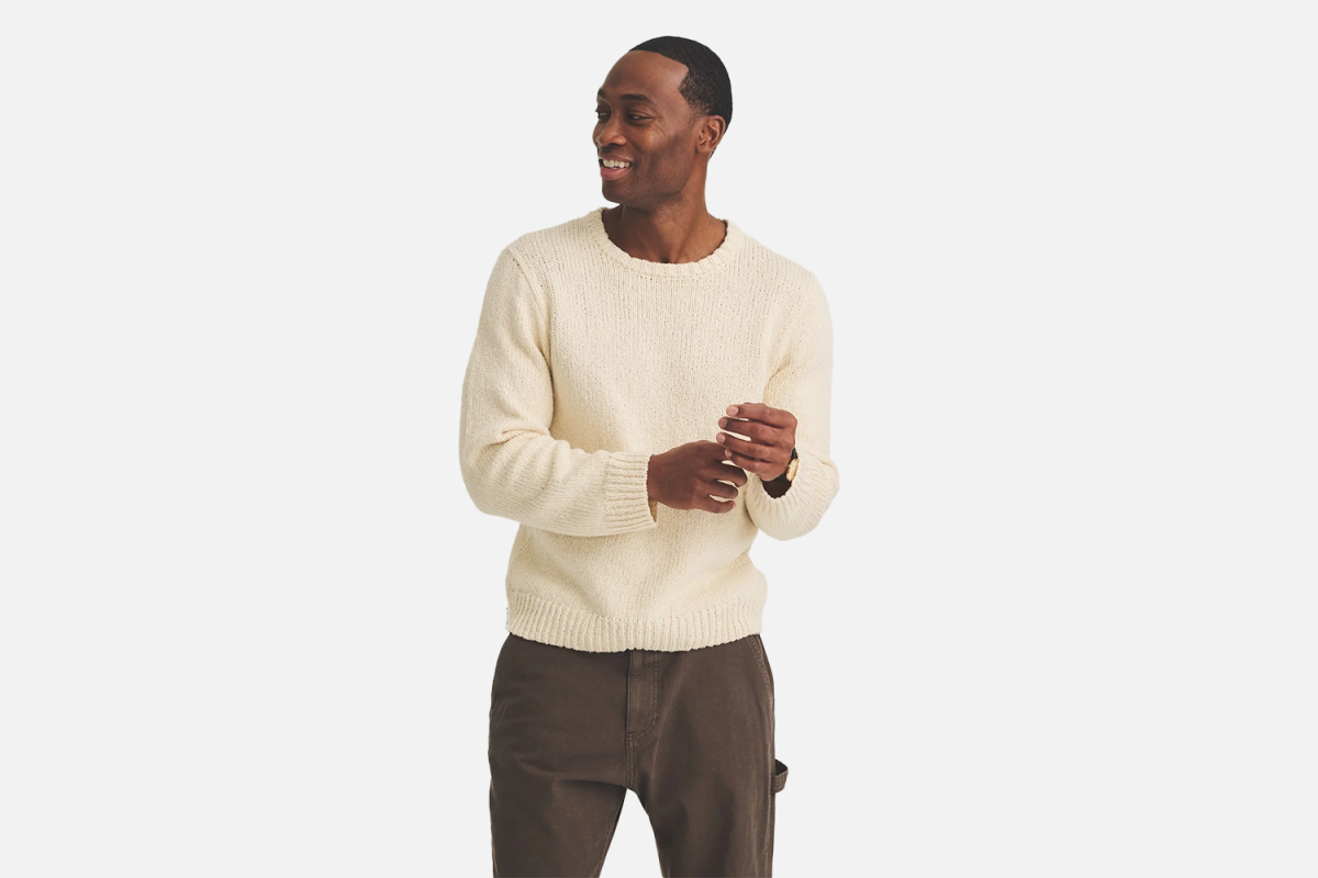 Naadam Chunky Crew Neck Sweater