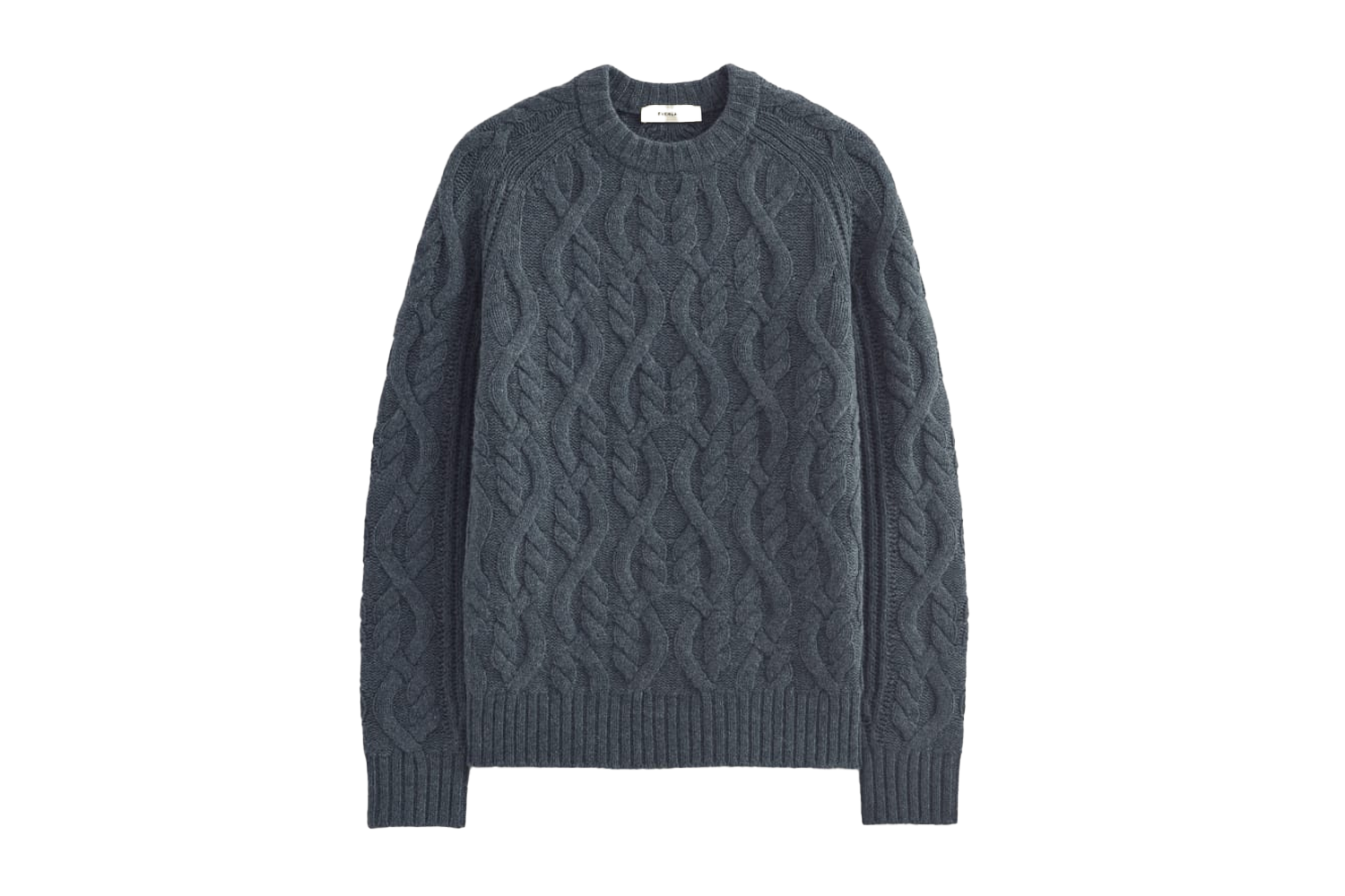 Everlane The Felted Merino Cable-Knit Crew