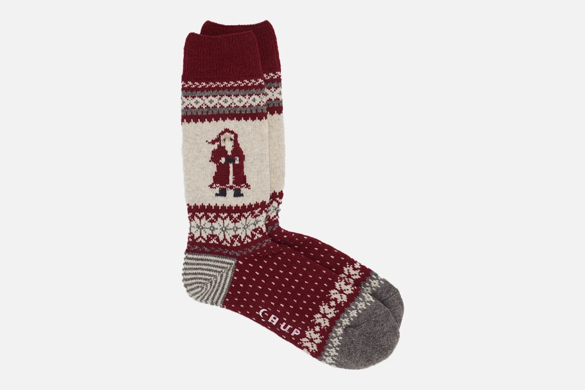 For the True Chirstmas Champion: Chup Santa Wool Sock