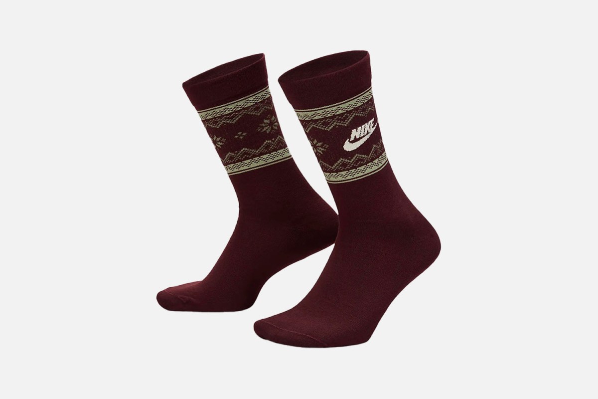 For Stuffing Stockings: Nike Everyday Essentials Fair Isle Crew Socks