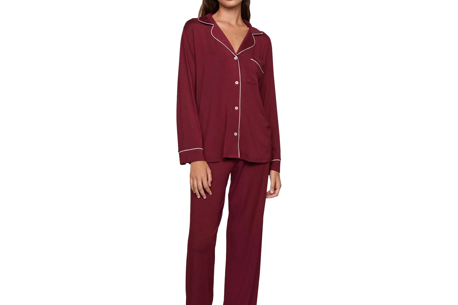 Eberjey Gisele Tencel Modal Long PJ Set