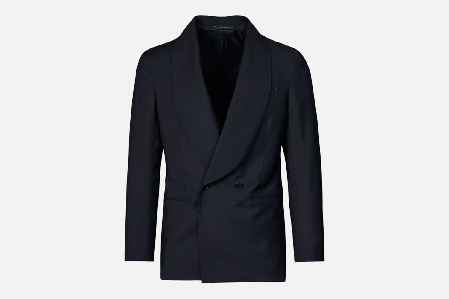 Paul Stuart Wool Double Breasted Shawl Collar Tuxedo