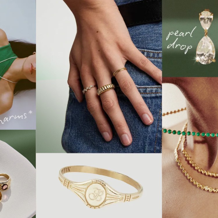 A collage of the best jewelry gifts for women.