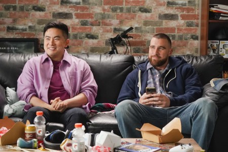 Travis Kelce and Bowen Yang on "SNL"