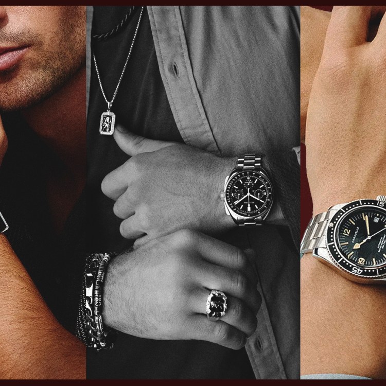 The Bulova Hack Watch [left], Lunar Pilot [center] and Caravelle by Bulova Sea Hunter [right]