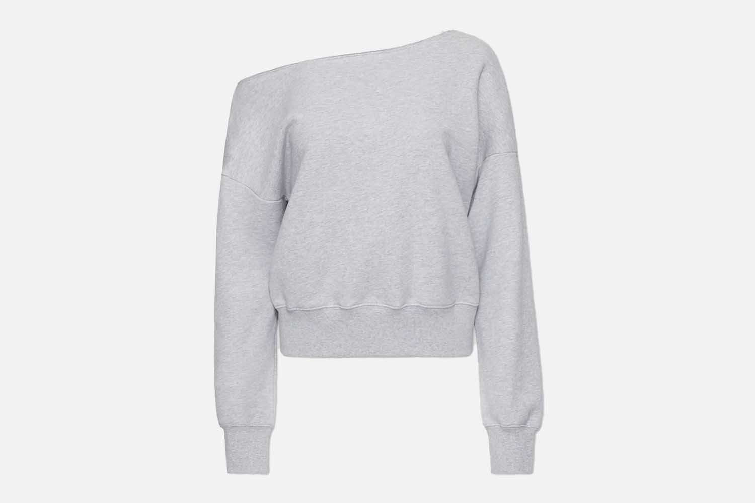 Carbon38 Off Shoulder Sweatshirt in French Terry