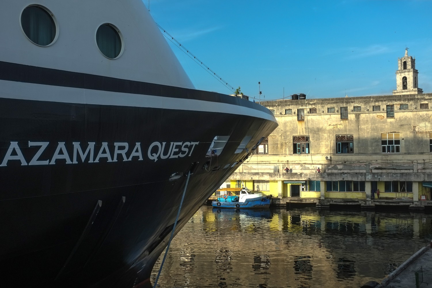 Azamara Quest in port