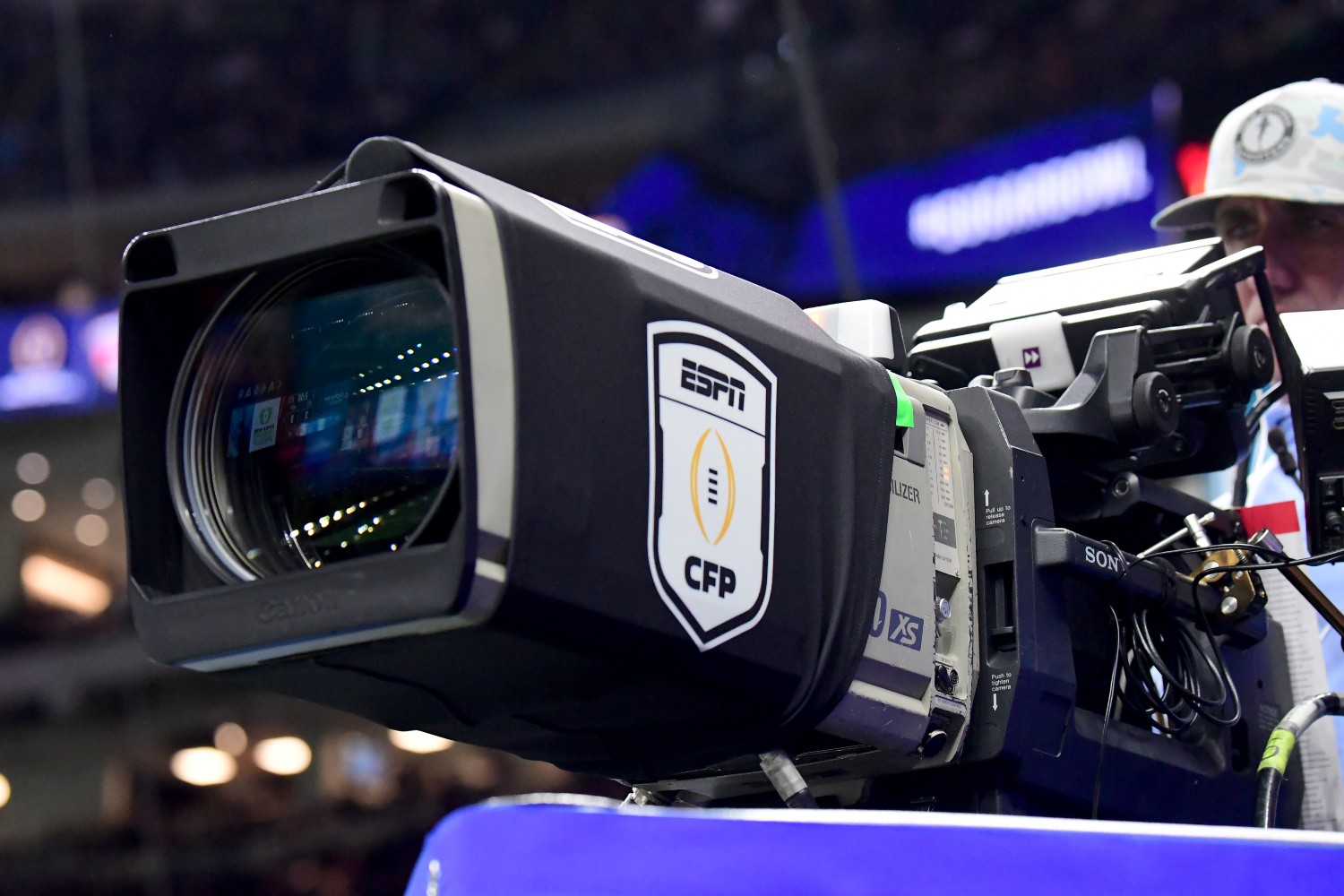 ESPN camera at bowl game