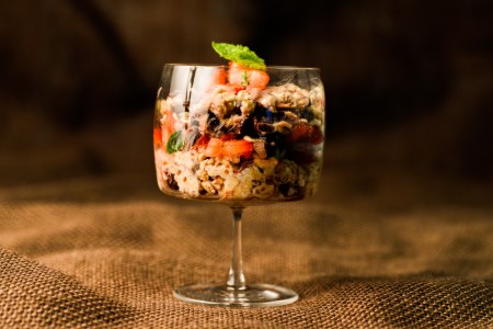 Overnight oats with fruit