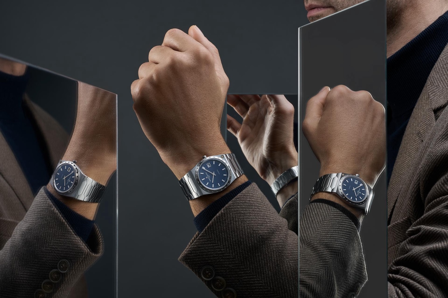 Man with watch on wrist