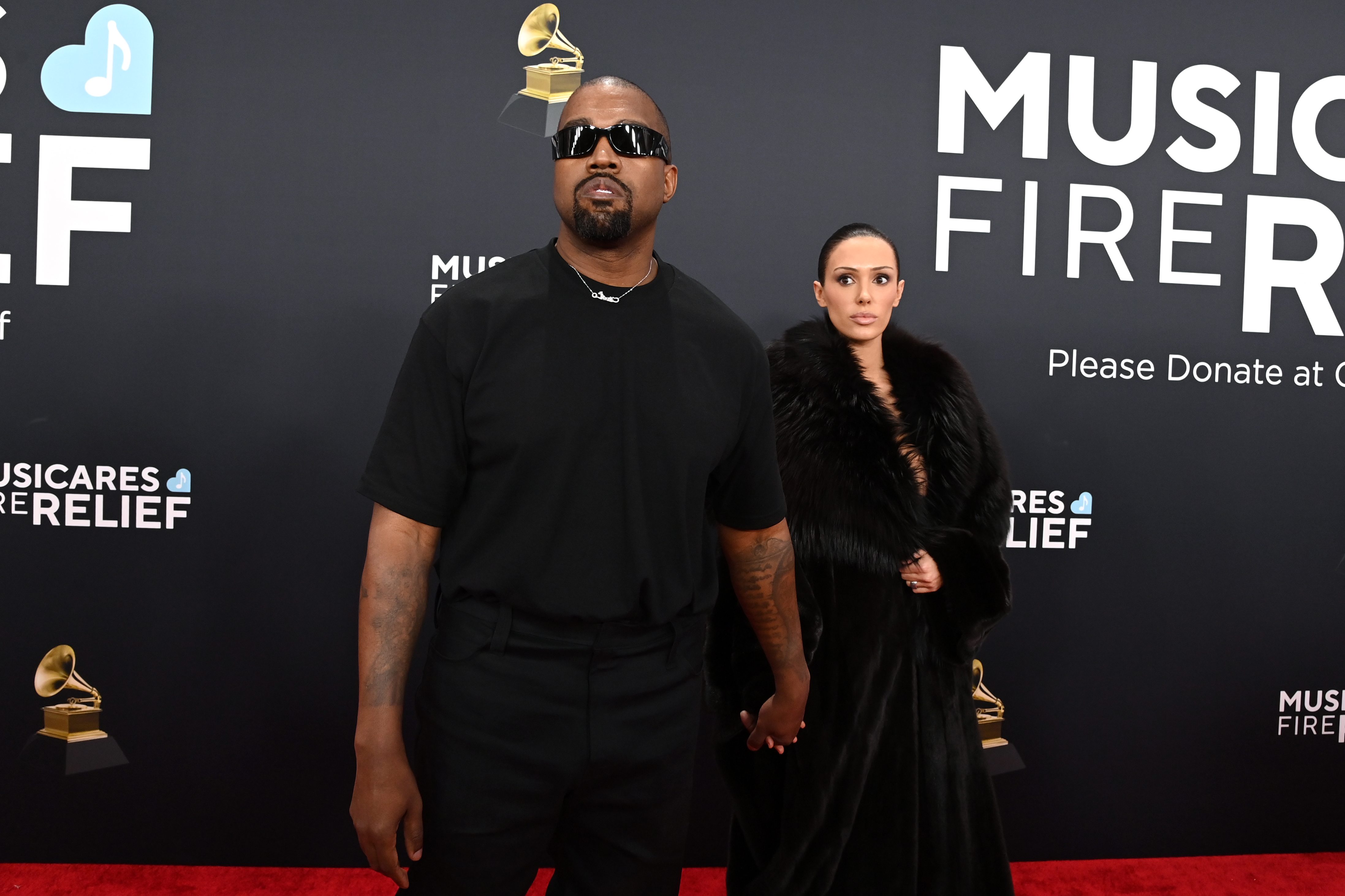 Kanye West and Bianca Censori