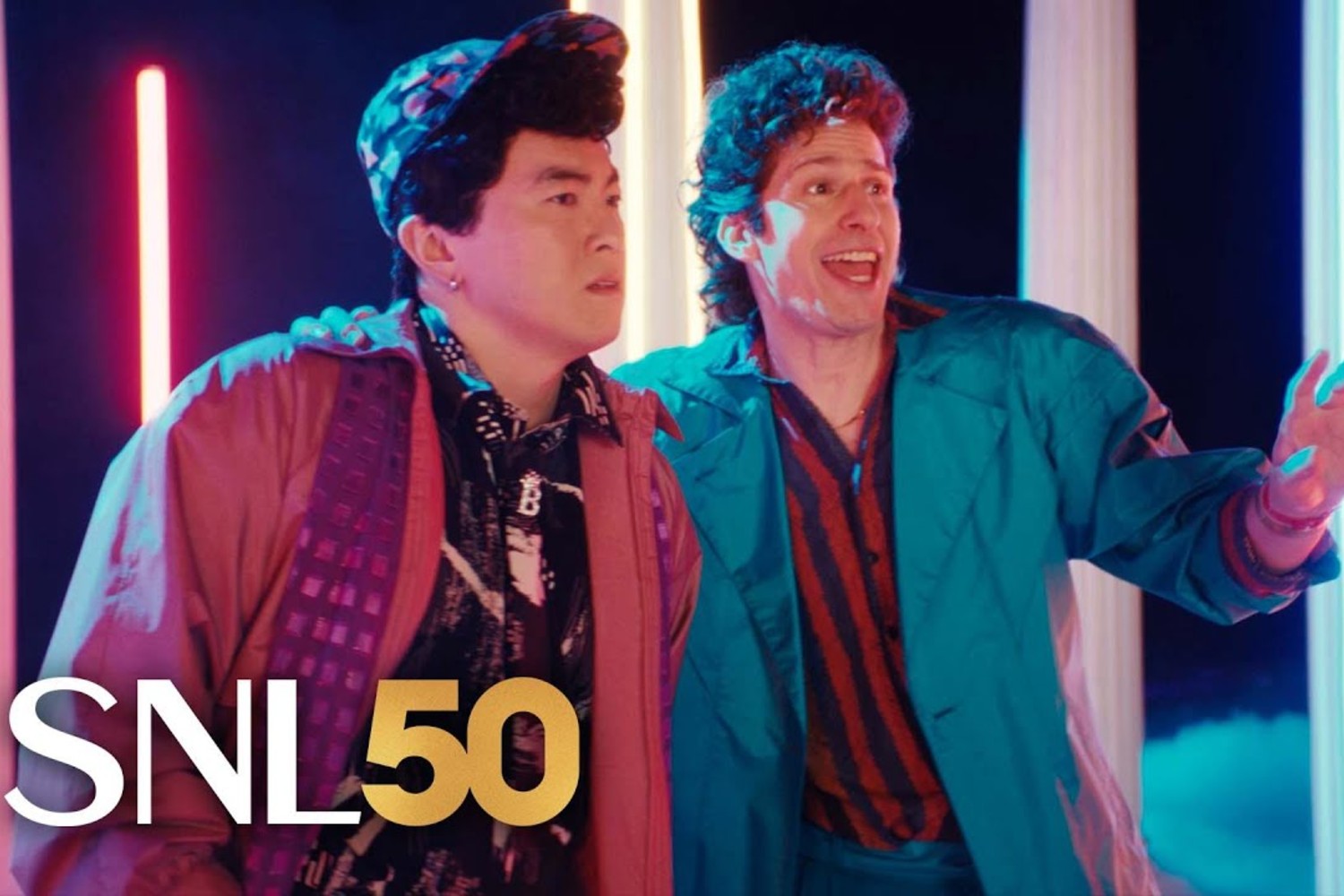 "SNL" anxiety sketch with Bowen Yang and Andy Samberg