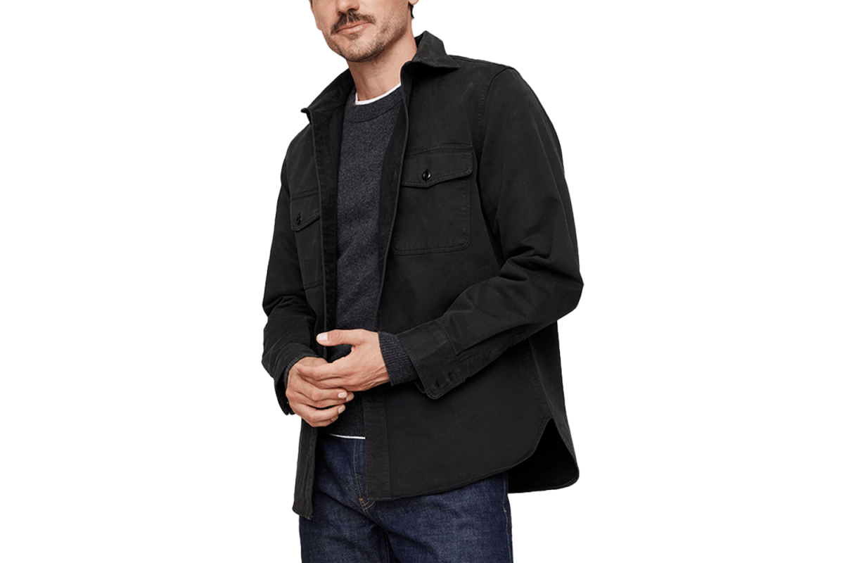 Banana Republic Cotton Twill Shirt Jacket