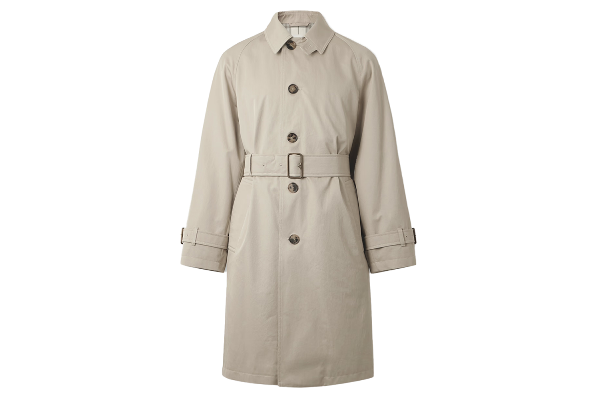 Burberry Belted Cotton-Gabardine Trench Coat