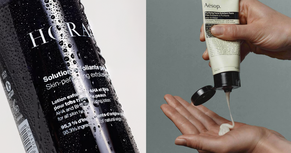 men's exfoliating products