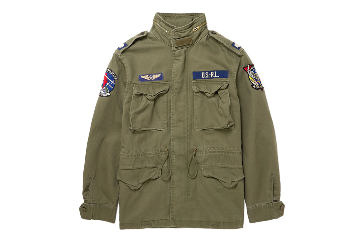 The Utilitarian Field Coat: Polo Ralph Lauren M65 Herringbone Cotton Field Jacket