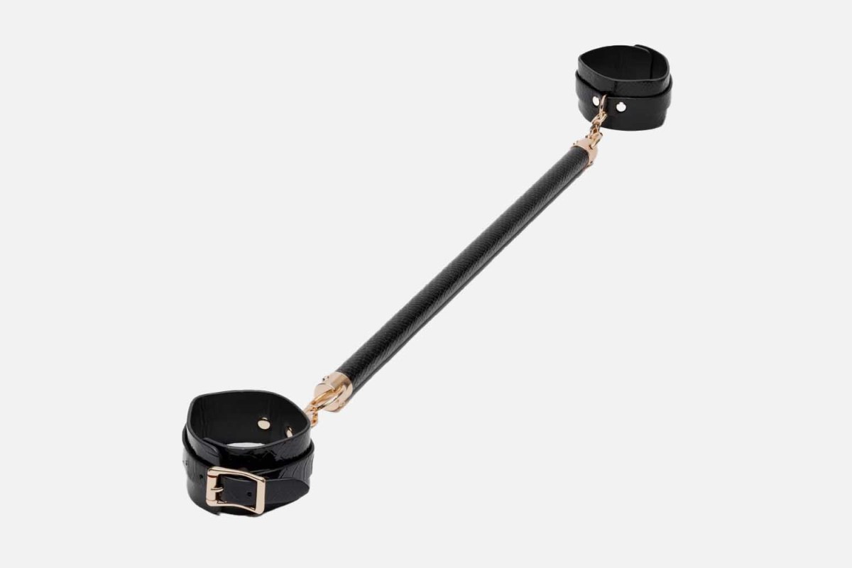 Bondage Boutique Faux Leather Spreader Bar 20 Inch