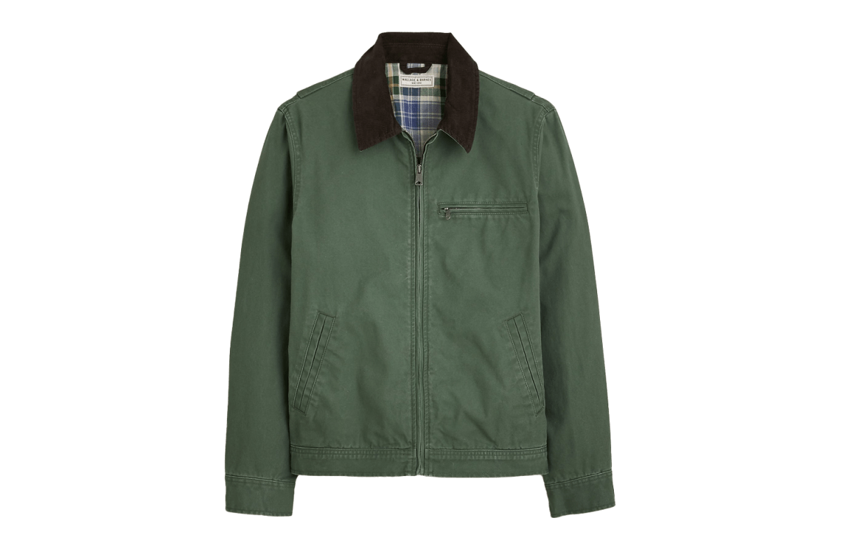 Wallace & Barnes Lightweight Canvas Work Jacket