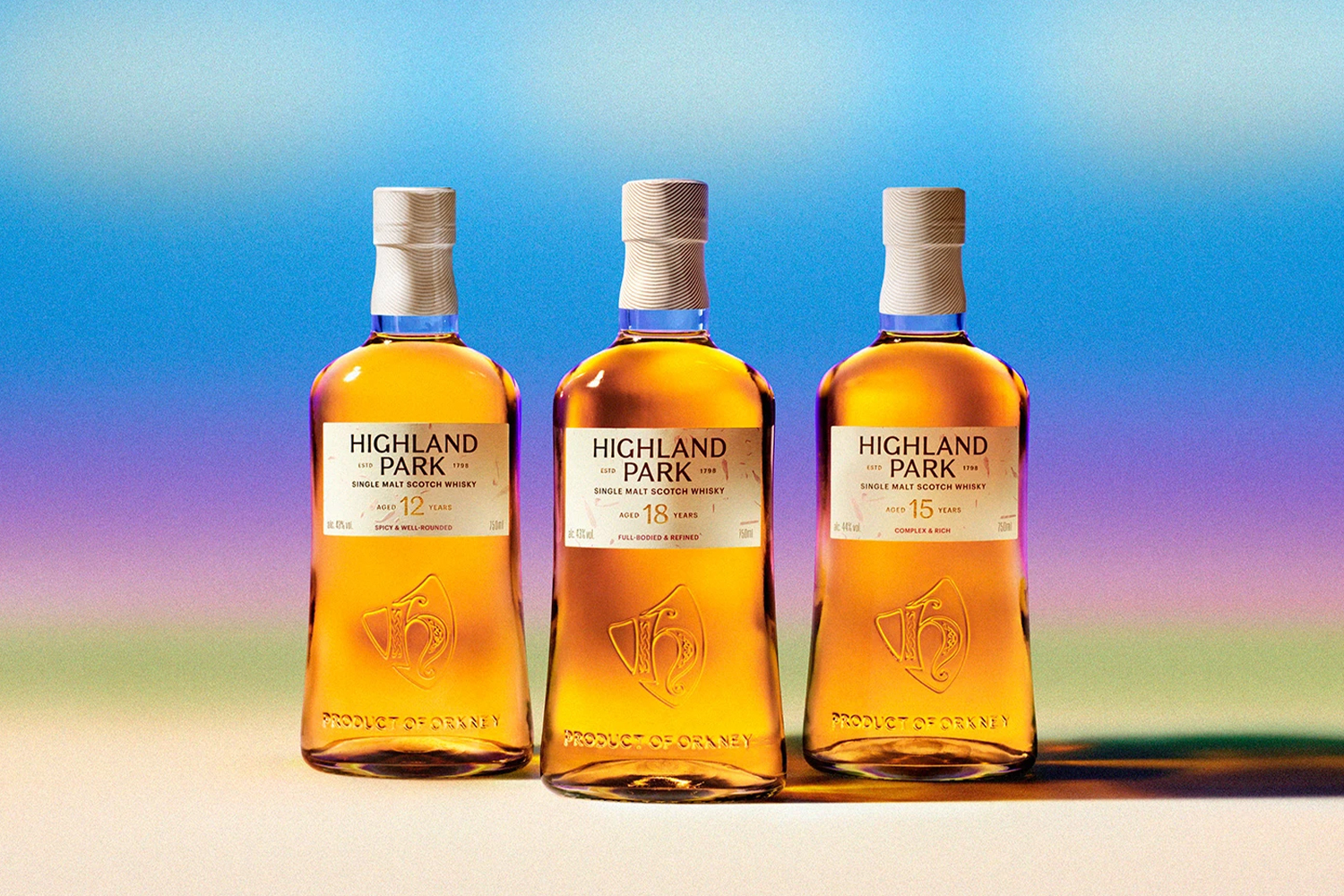 Highland Park 12, 15 and 18-year expressions