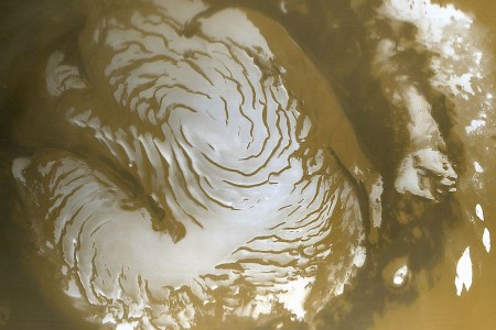 Martian north pole