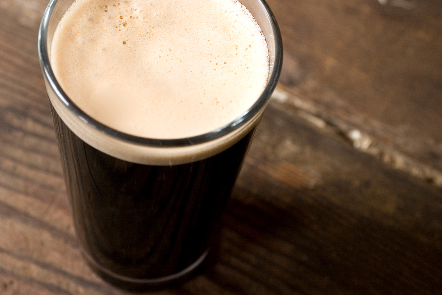 A can of nitro stout poured into a glass. If there's a Guinness shortage this St. Patrick's Day, here are some other beer options.