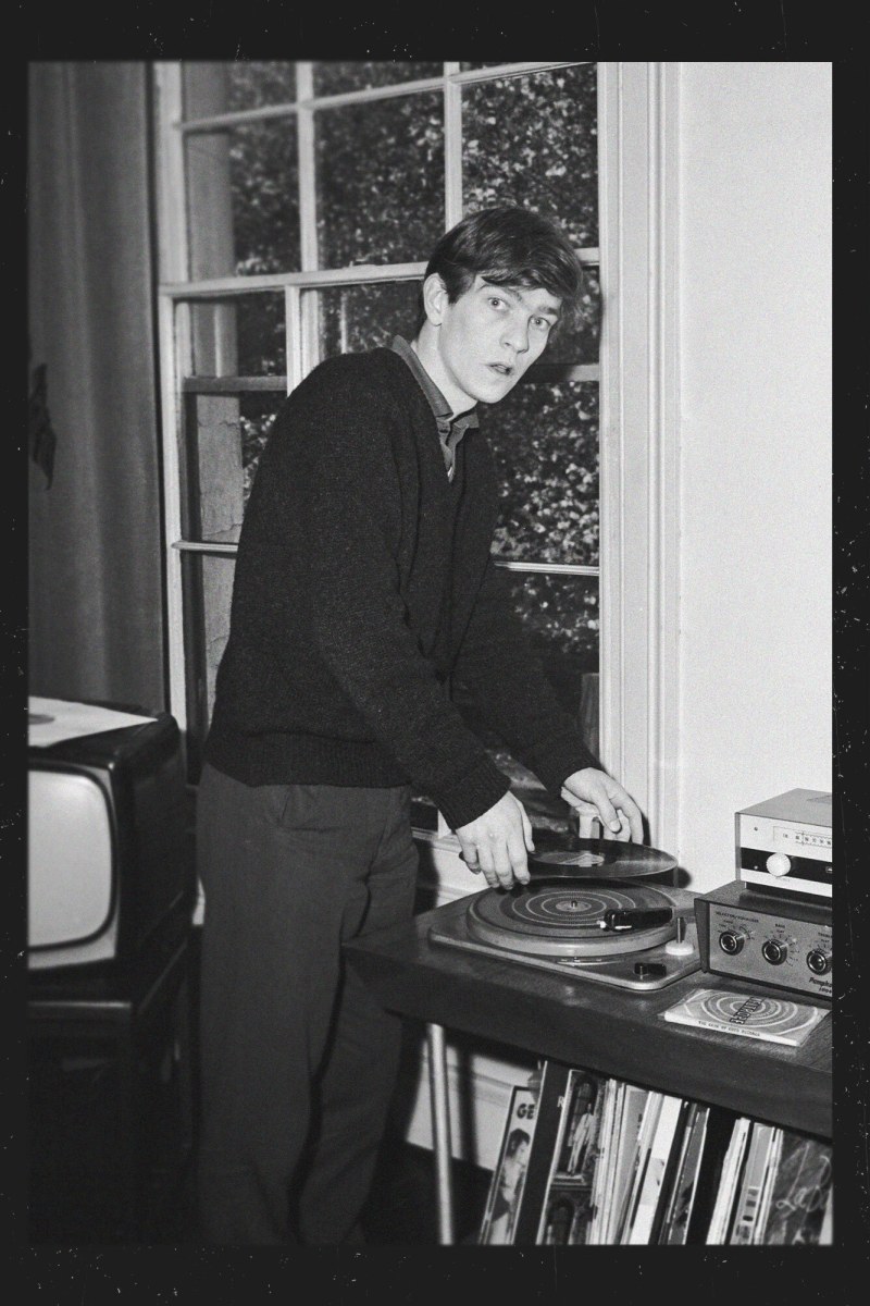 Three analog scenes: a woman playing backgammon, a man using a record player, and a person reading a book at a wooden table. Here's how to unplug and lead a more analog life.