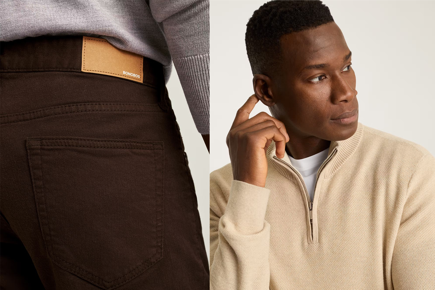 bonobos lifestyle images collaged together