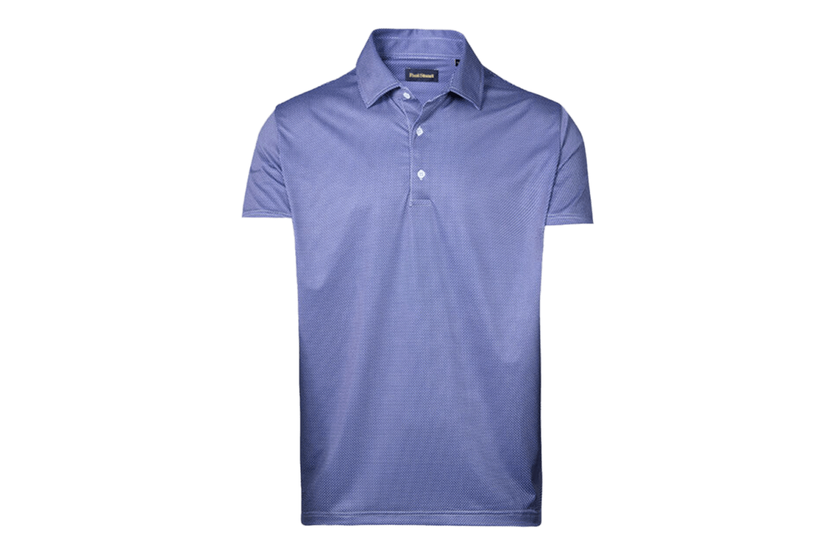 Paul Stuart Ultra Soft Deco Dot Performance Polo