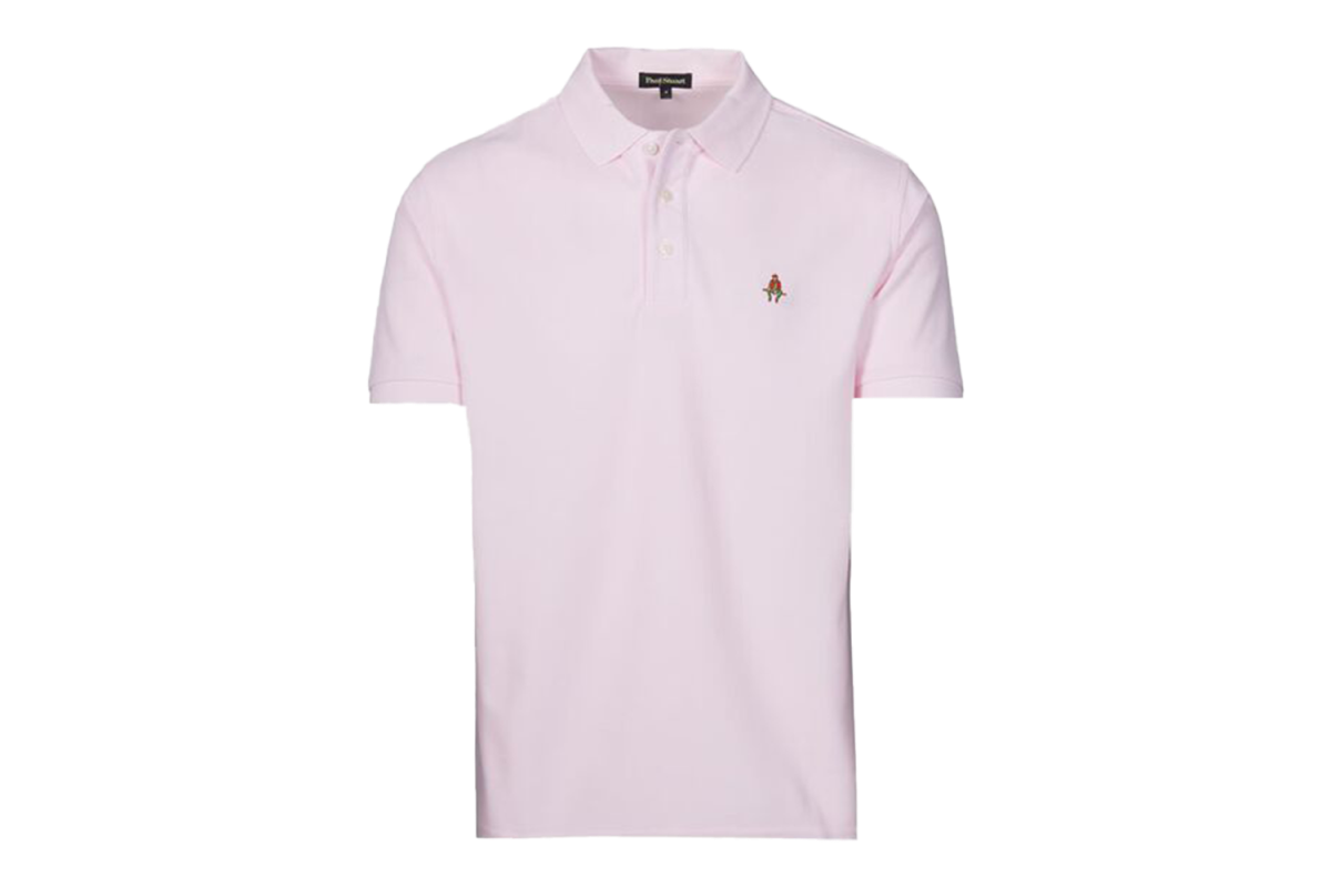Paul Stuart Cotton Piqué Logo Polo