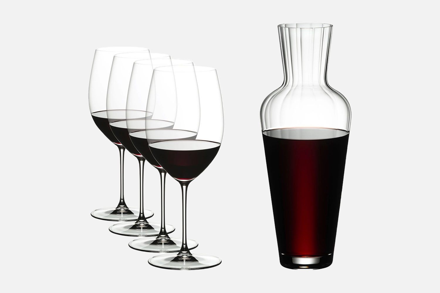 Riedel Veritas Cabernet/Merlot + Mosel Decanter