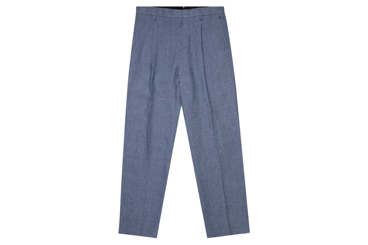 Sunspel Pleated Linen Trouser