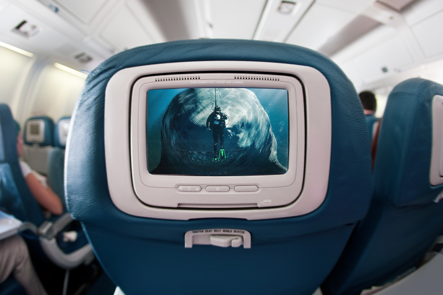 "Meg 2," quintessential inflight viewing. What makes bad action movies the best airplane movies?