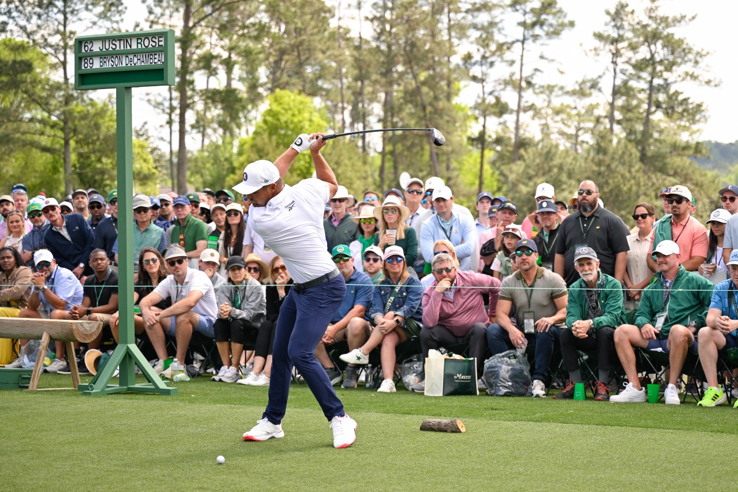 Bryson DeChambeau at The Masters