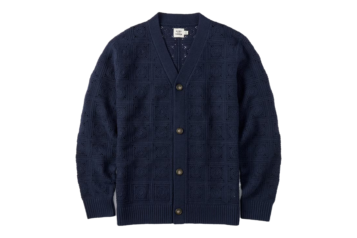 Flint and Tinder Crochet Knit Cardigan