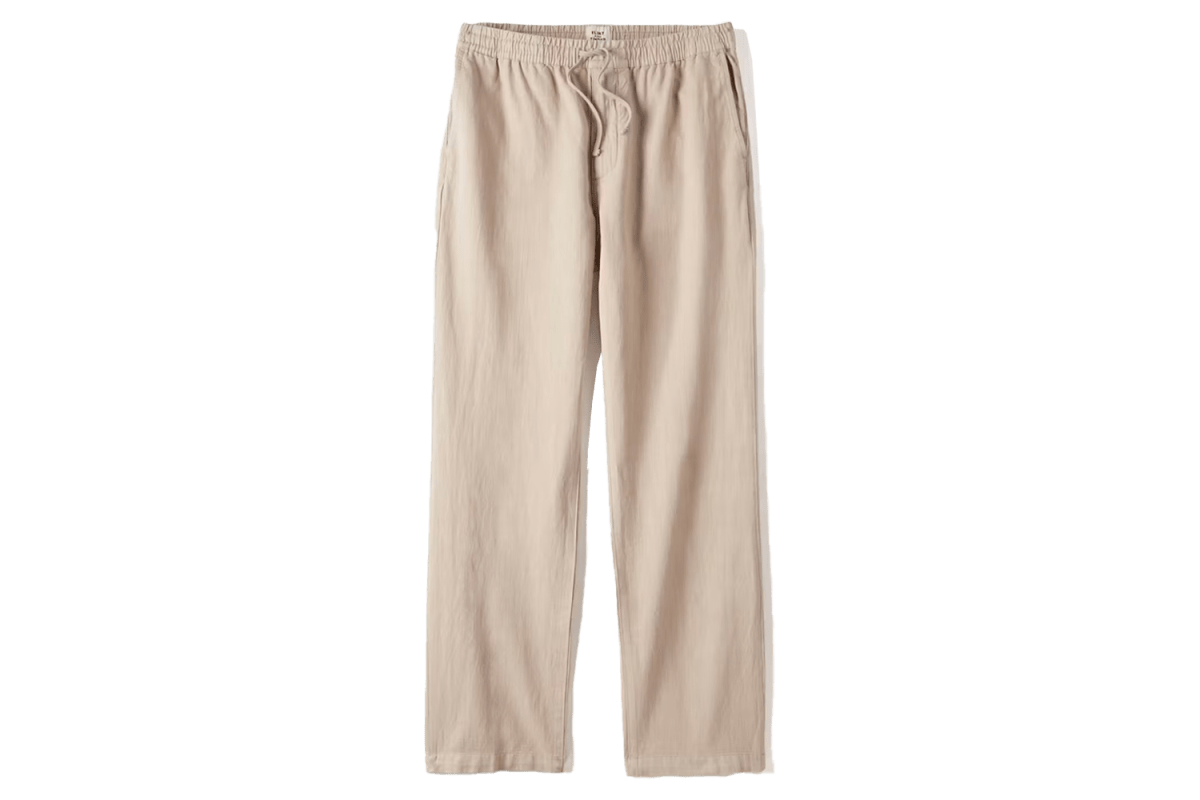 Flint and Tinder Cotton Linen Drawstring Pant