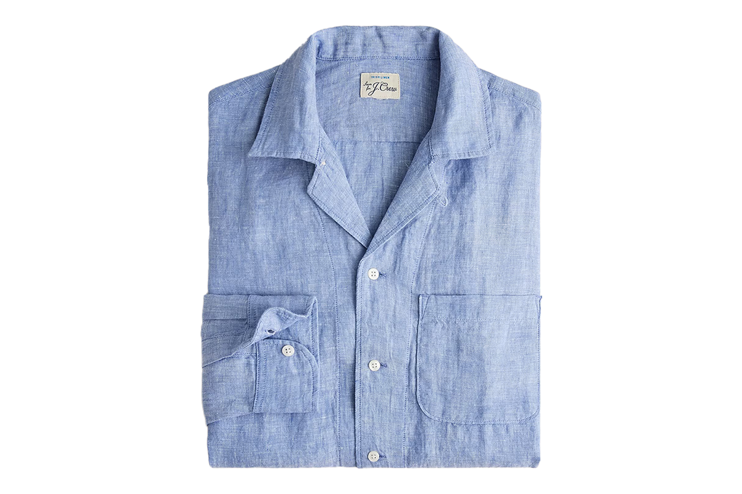 J.Crew Baird McNutt Irish Linen Camp-Collar Shirt
