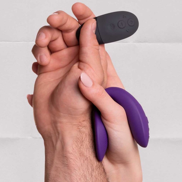 We-Vibe Sync 2 Purple Remote Control and App Rechargeable Couple's Vibrator