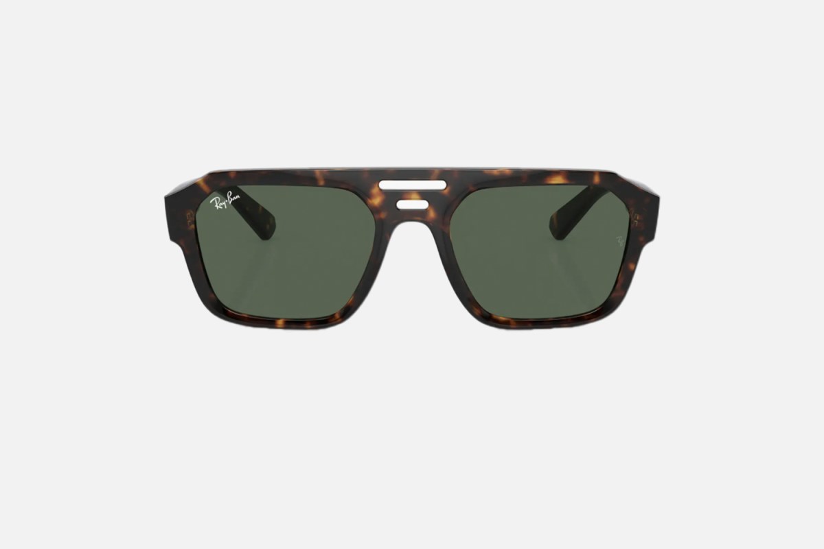 Ray-Ban Corrigan Irregular 54mm Rectangular Sunglasses