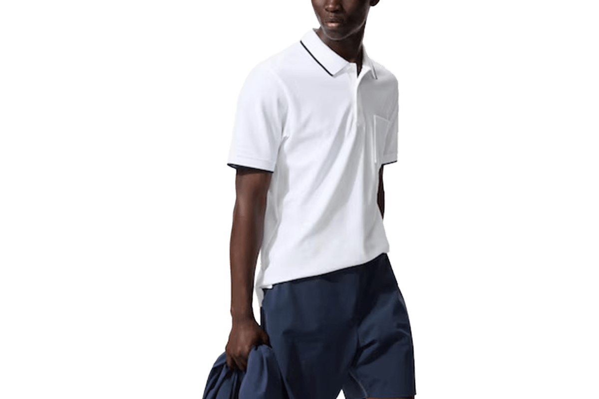 Uniqlo AIRism Cotton Pique Polo Shirt