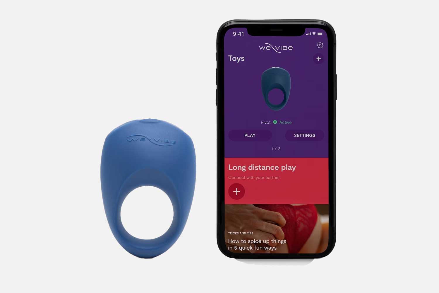 We-Vibe Pivot App Controlled Rechargeable Vibrating Cock Ring