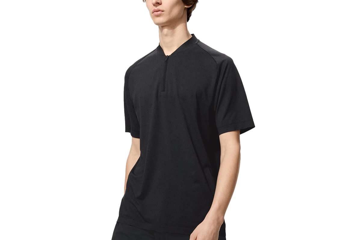 Uniqlo DRY-EX Stand Collar Polo Shirt