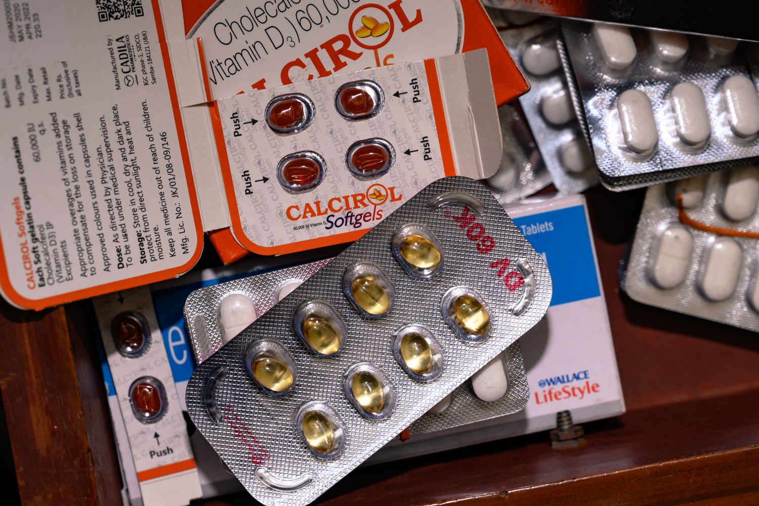 Vitamin D pills