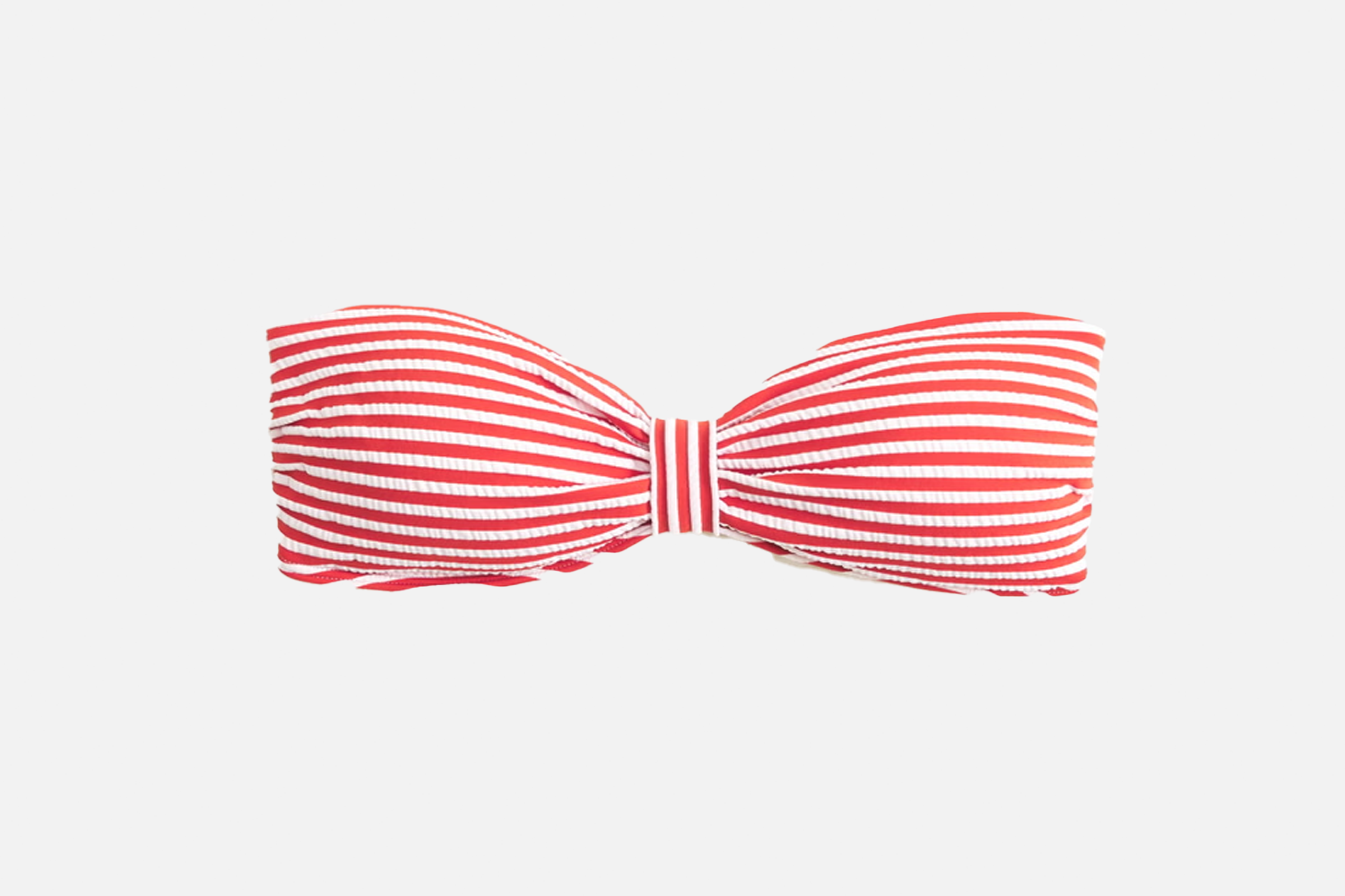 Abercrombie Knot-Front Bandeau Swim Top