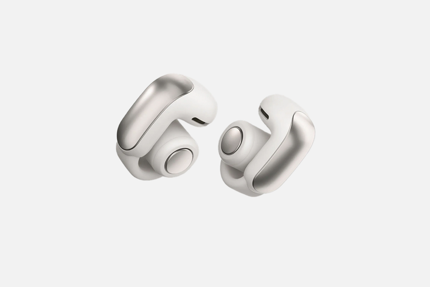 Headphones on grey background