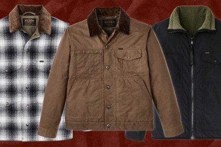 Jackets on sale during Filson's Early Black Friday Sale.